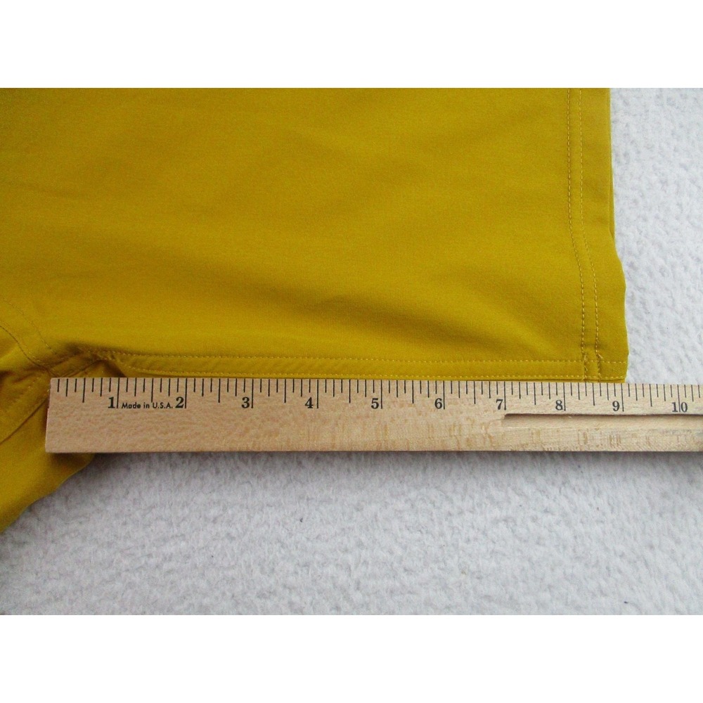 North Face Shorts Mens 40 Yellow Stretch Zip Pocket Quick Dry Outdoor‎ Hiking - Picture 10 of 11